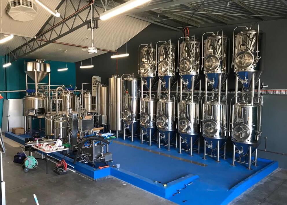 500L Mirror polished brewery system